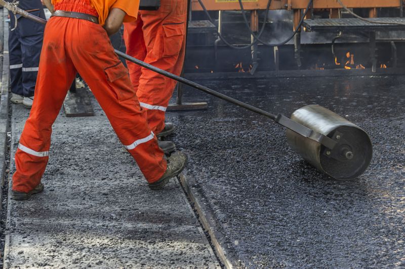Asphalt Paving Installation detail